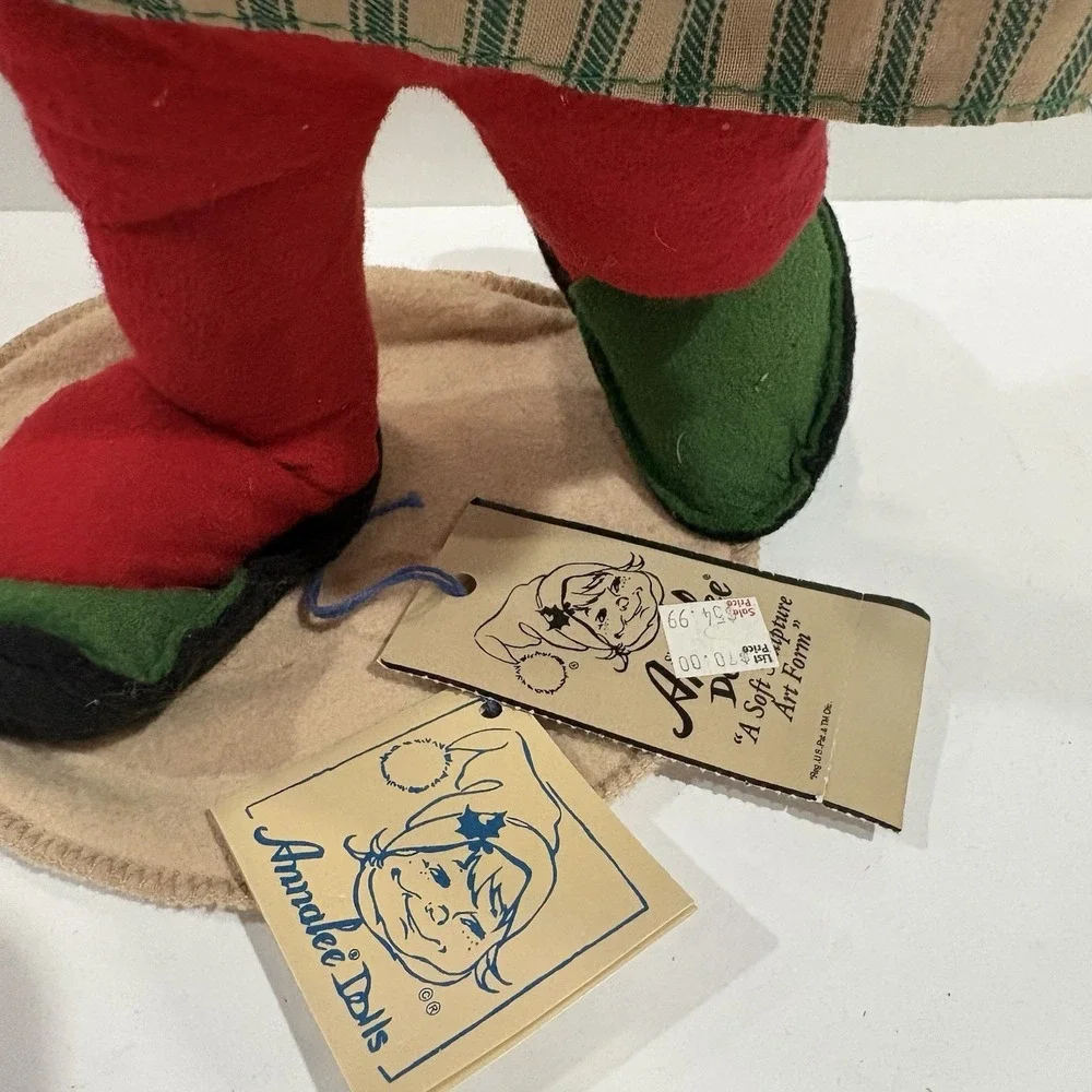 Annalee Vintage 1996 Workshop Santa Collectible Doll, 12